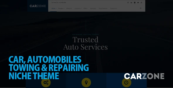 Car Zone – Towing & Repair WordPress Theme